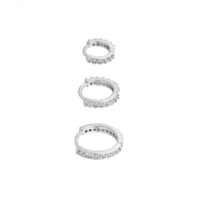 Stylemein – Huggie Hoop Earring Set Minimalist Hoop Earrings - Stylemein
