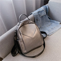gray stylish backpacks
