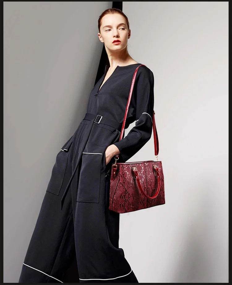 Large Capacity Tote Bag, Brand Leather Shoulder bag, Luxury Crossbody Bags for Women - Stylemein