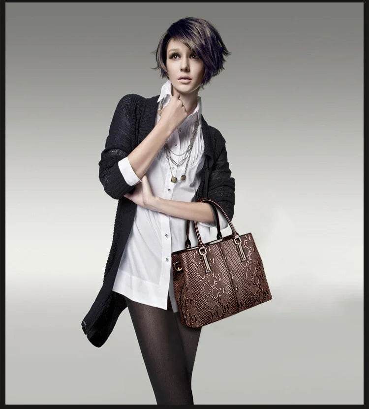 Large Capacity Tote Bag, Brand Leather Shoulder bag, Luxury Crossbody Bags for Women - Stylemein