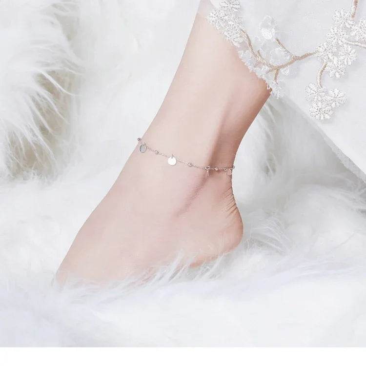 Stylemein - Silver Anklets For Women | Silver Anklet Chain - Stylemein