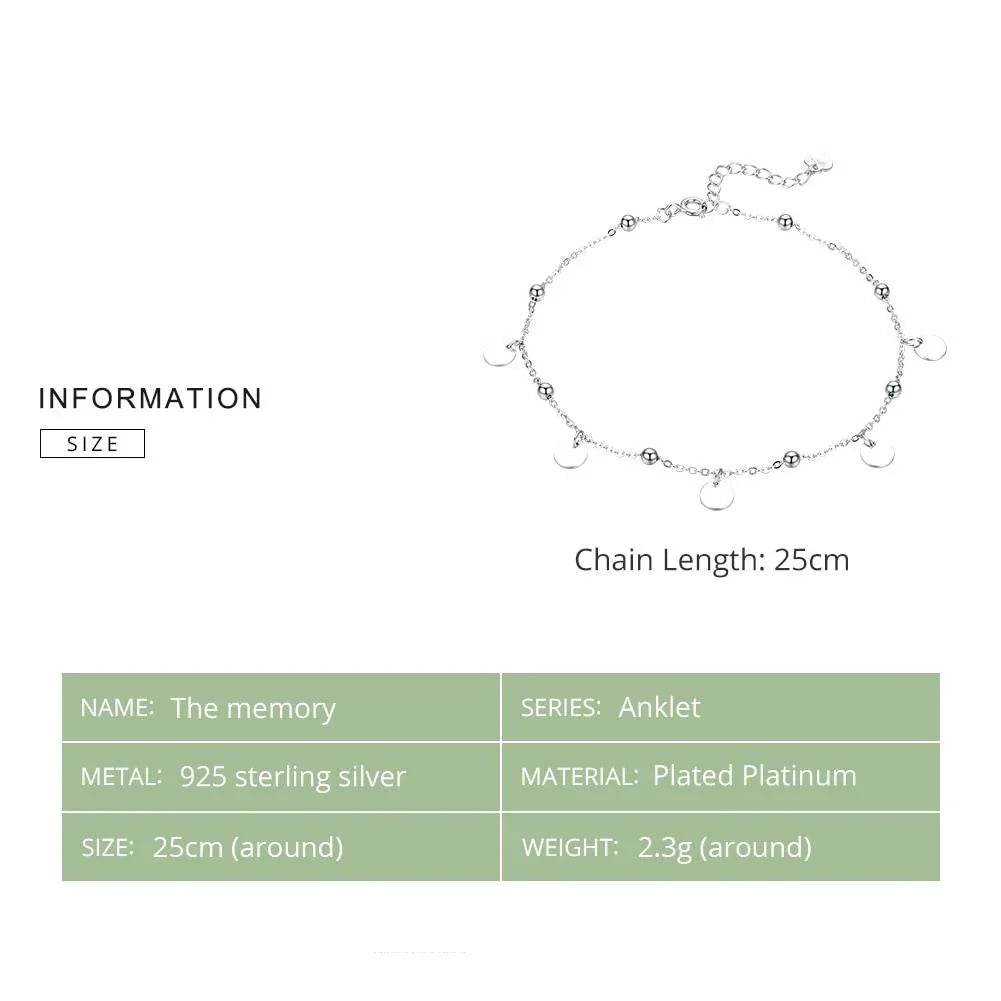 Stylemein - Silver Anklets For Women | Silver Anklet Chain - Stylemein