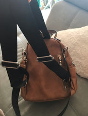 brown stylish backpacks for men