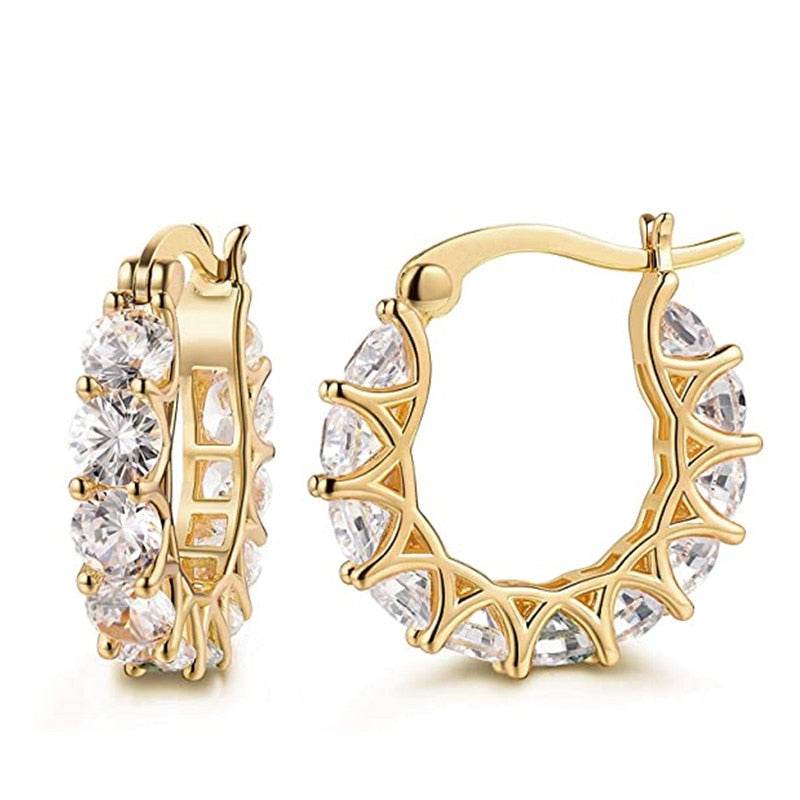 Silver Huggie Hoop Earrings – Minimalist Small Hoops for Women - Stylemein