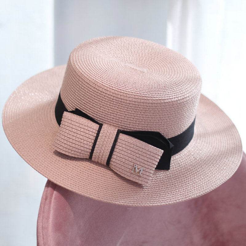 Women’s Straw Sun Visor Hat – Summer Travel Beach Cap - Stylemein