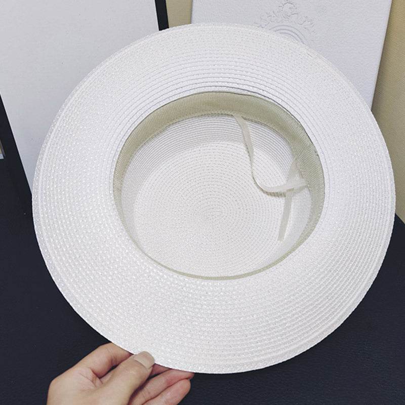 Women’s Straw Sun Visor Hat – Summer Travel Beach Cap - Stylemein
