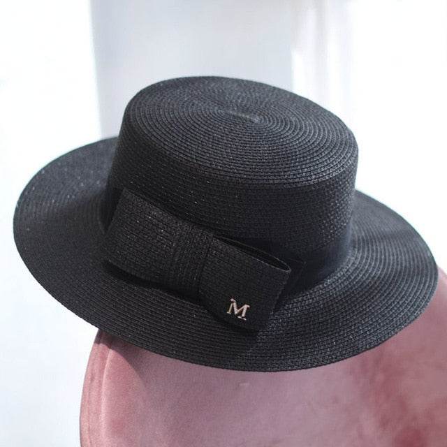 Women’s Straw Sun Visor Hat – Summer Travel Beach Cap - Stylemein