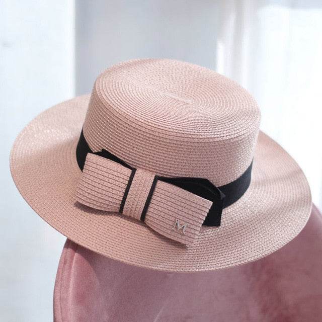 Women’s Straw Sun Visor Hat – Summer Travel Beach Cap - Stylemein