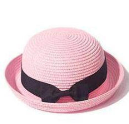 Women’s Summer Straw Hat – Bowknot Flat Brim Beach Cap - Stylemein