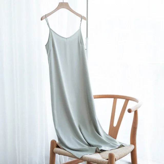 Stylemein - Slip Dress | Midi Slip Dress | Midi Strap Dress - Stylemein
