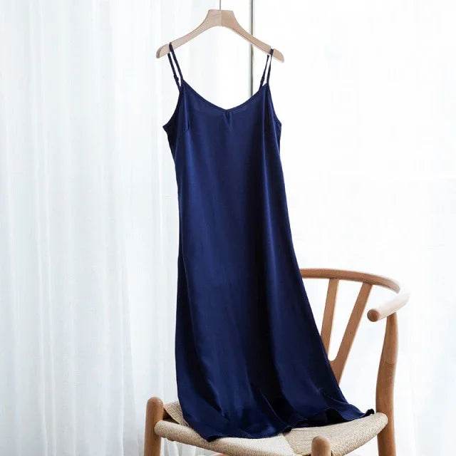 Stylemein - Slip Dress | Midi Slip Dress | Midi Strap Dress - Stylemein