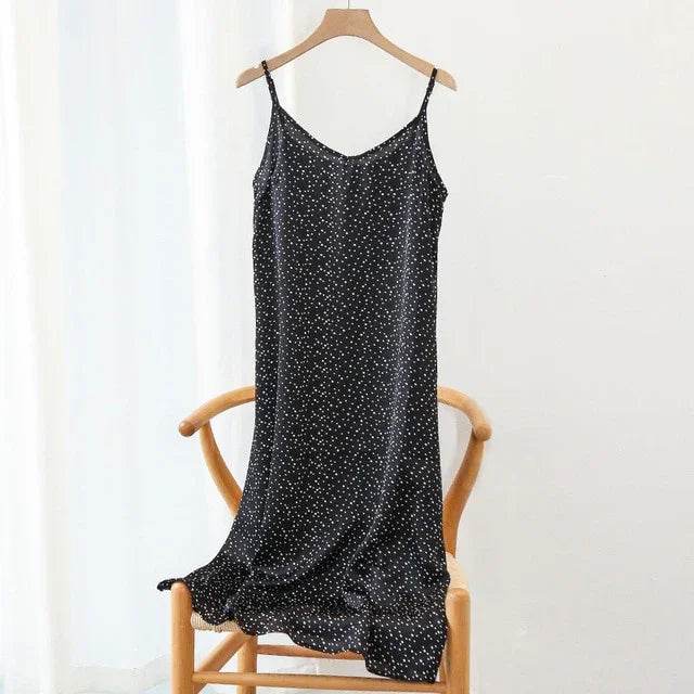 Stylemein - Slip Dress | Midi Slip Dress | Midi Strap Dress - Stylemein