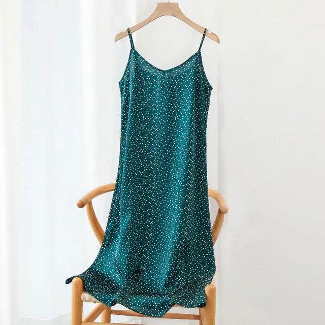 Stylemein - Slip Dress | Midi Slip Dress | Midi Strap Dress - Stylemein