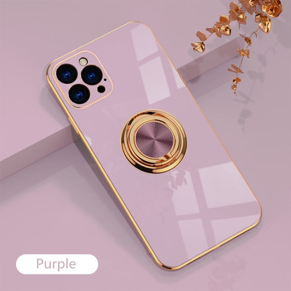 Luxury Plating Silicone Case For iPhone 13/ 12/ 11/ Pro/ Pro Max/ Mini –  Stylemein