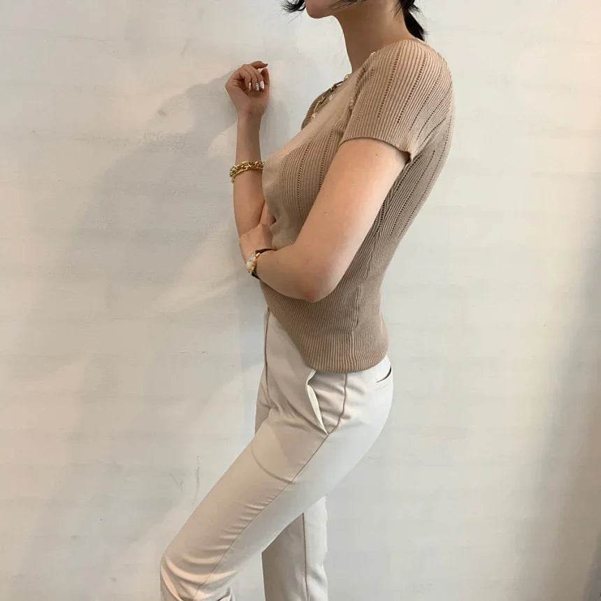 Stylemein - Slim Fit T Shirt For Women - Stylemein