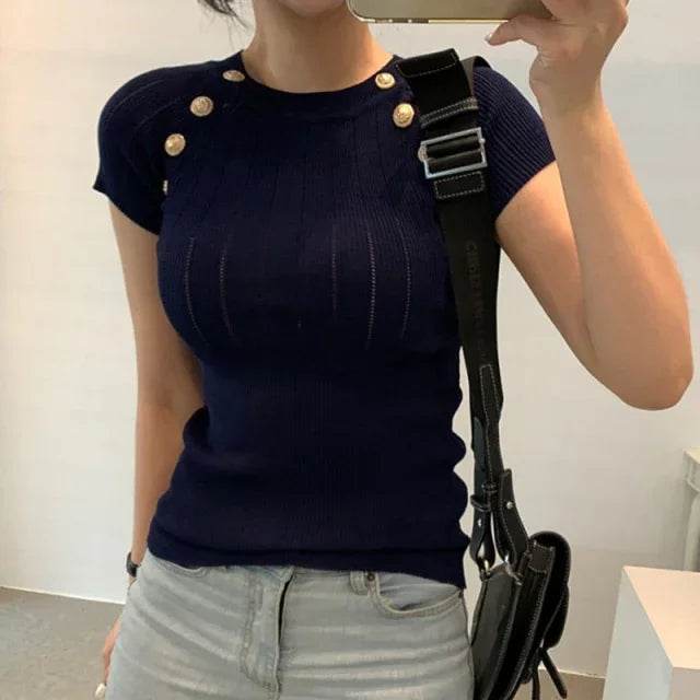 Stylemein - Slim Fit T Shirt For Women - Stylemein