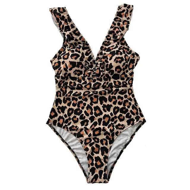 Get Ready for Summer with Our Beach-Ready Striped Ruffled Bathing Suit - Stylemein